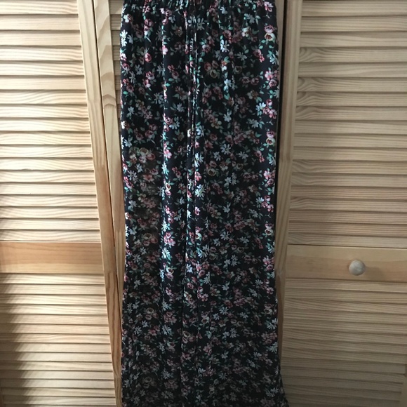 High Waisted print palazzo pants - Picture 7 of 15
